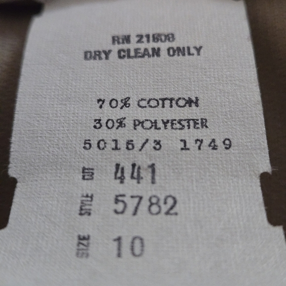 Vintage Dimensions V Corduroy Skirt Women’s Size 10 Beige High Waist A-Line - Picture 10 of 11